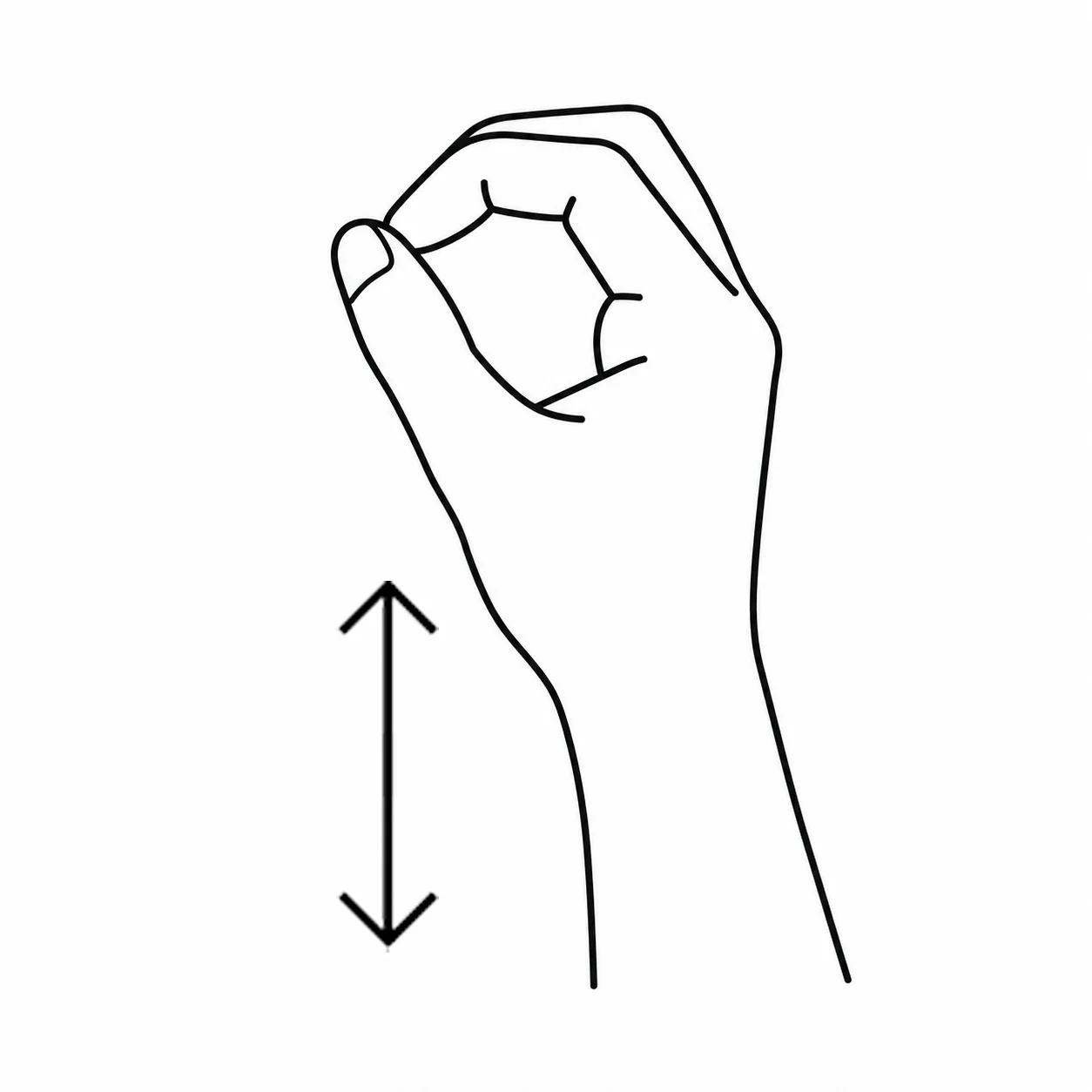 DGS-Handform für den Buchstaben Ö